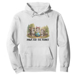 Earth Day Cat Lover Hoodie Paws For The Planet
