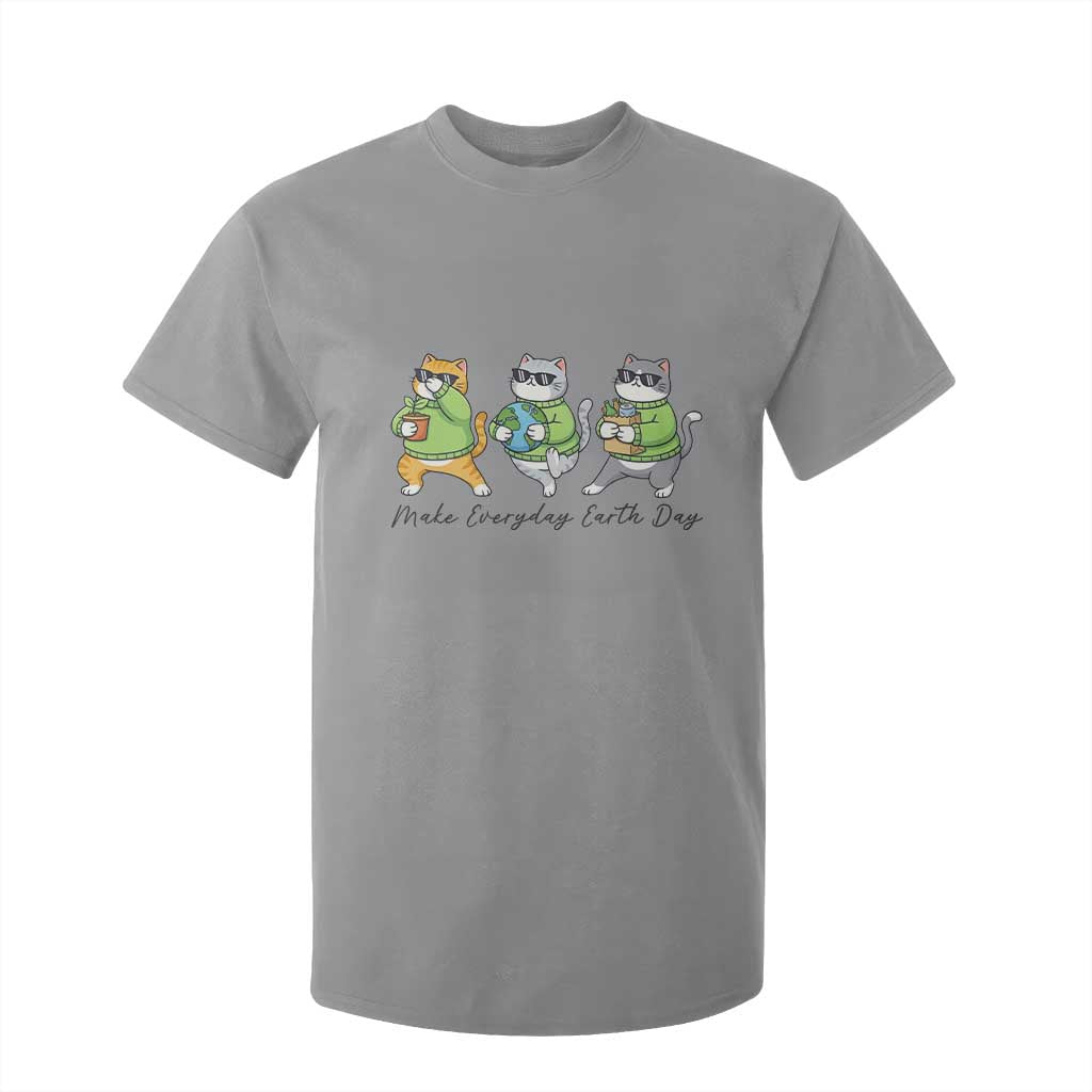 Make Everyday Earth Day T Shirt For Kid Eco Friendly Cat Lover
