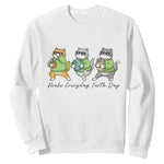 Make Everyday Earth Day Sweatshirt Eco Friendly Cat Lover