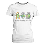 Make Everyday Earth Day T Shirt For Women Eco Friendly Cat Lover