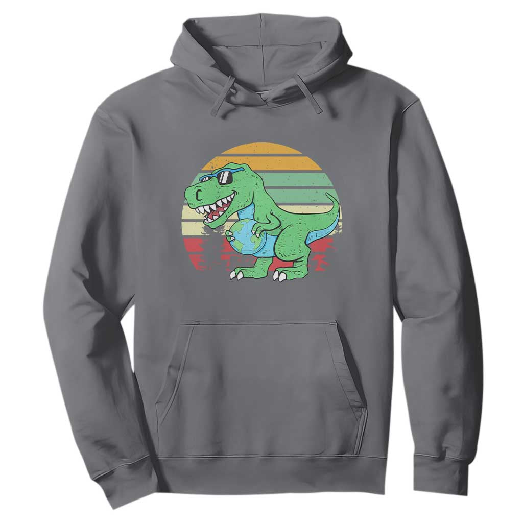 Funny Earth Day Dinosaur Lover Hoodie Save The Planet