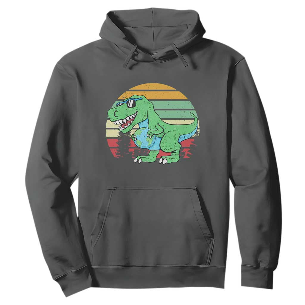 Funny Earth Day Dinosaur Lover Hoodie Save The Planet