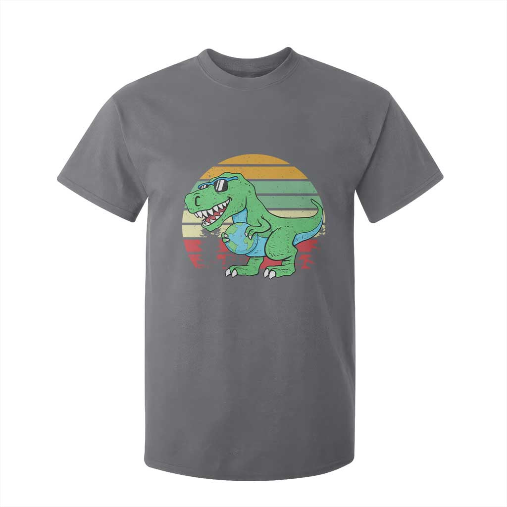 Funny Earth Day Dinosaur Lover T Shirt For Kid Save The Planet