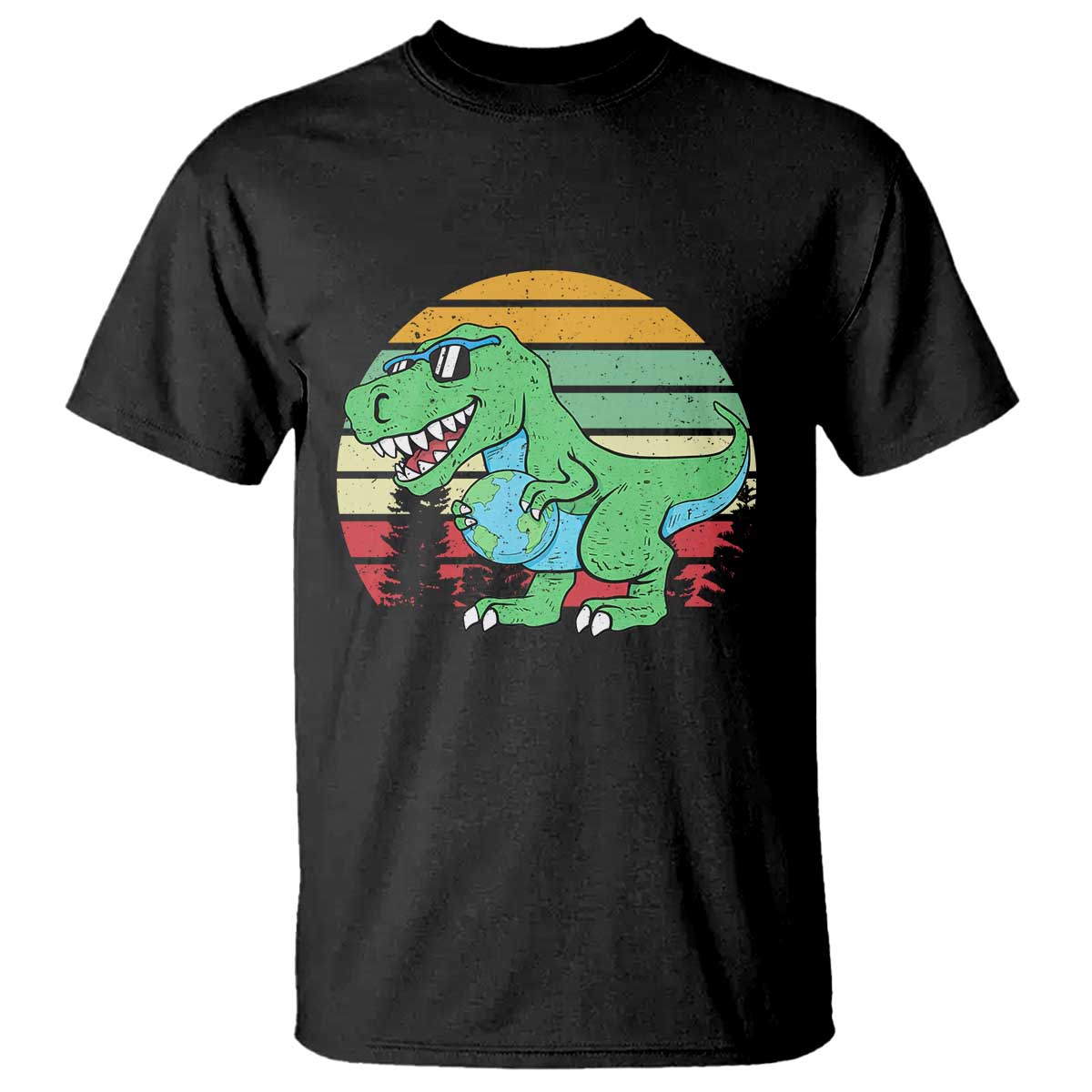 Funny Earth Day Dinosaur Lover T Shirt Save The Planet