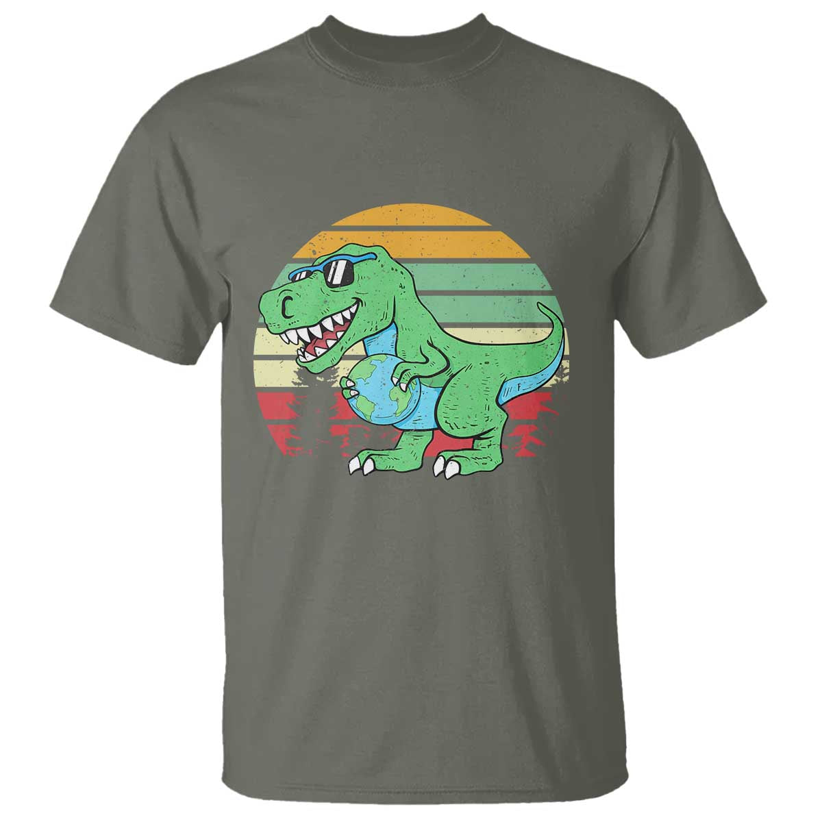 Funny Earth Day Dinosaur Lover T Shirt Save The Planet