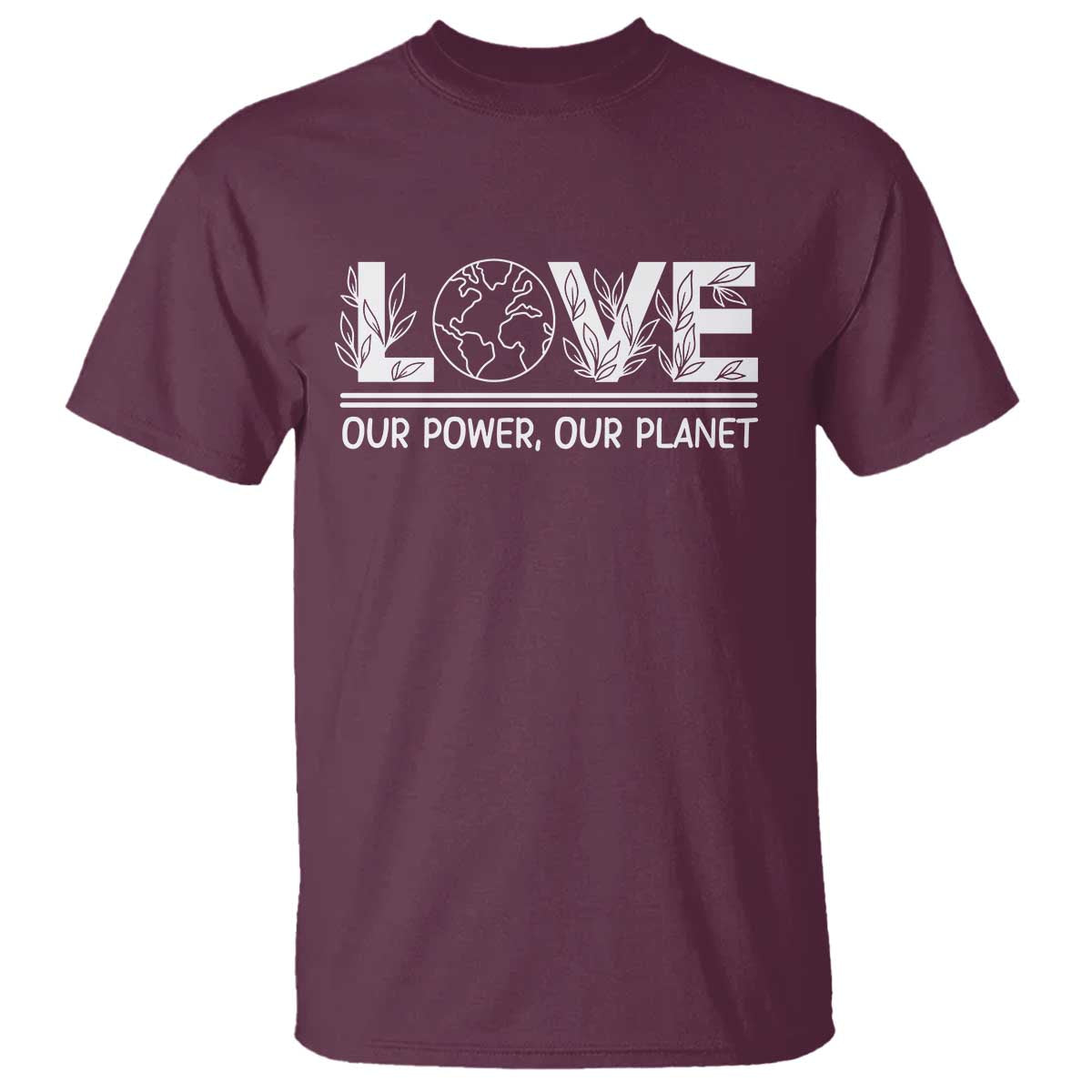 Our Power Our Planet T Shirt Earth Day Eco Friendly