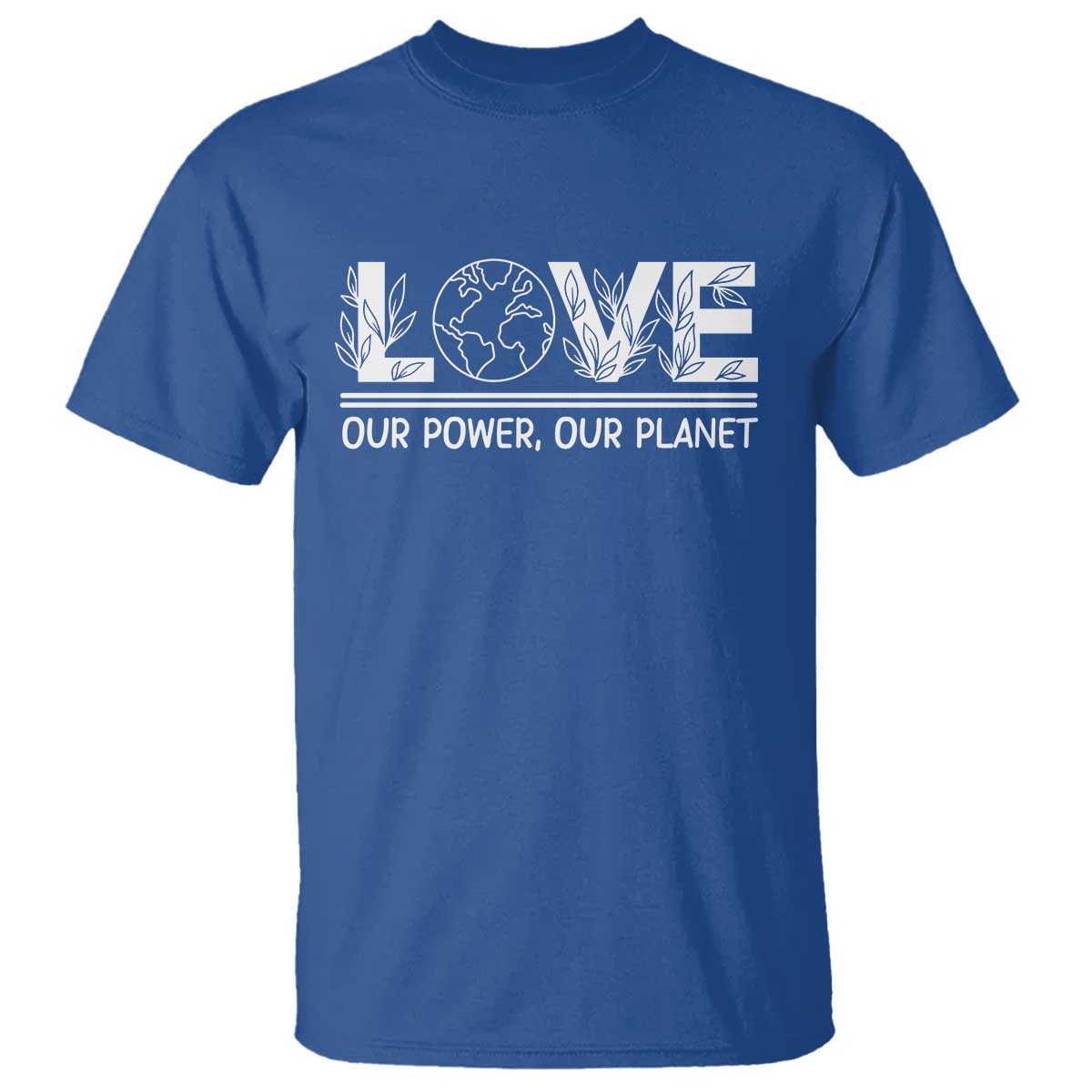 Our Power Our Planet T Shirt Earth Day Eco Friendly