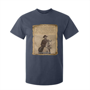 Vintage Newspaper Bass Reeves US Marshal T Shirt For Kid Legendary Black Deputy Wild West History