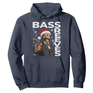 Bass Reeves Christmas Deputy US Marshal Santa Hat Hoodie Wild West History Holiday Gift