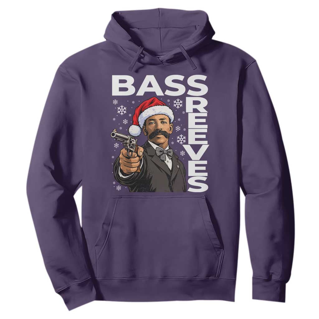 Bass Reeves Christmas Deputy US Marshal Santa Hat Hoodie Wild West History Holiday Gift