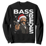 Bass Reeves Christmas Deputy US Marshal Santa Hat Sweatshirt Wild West History Holiday Gift