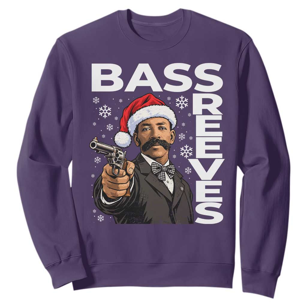 Bass Reeves Christmas Deputy US Marshal Santa Hat Sweatshirt Wild West History Holiday Gift