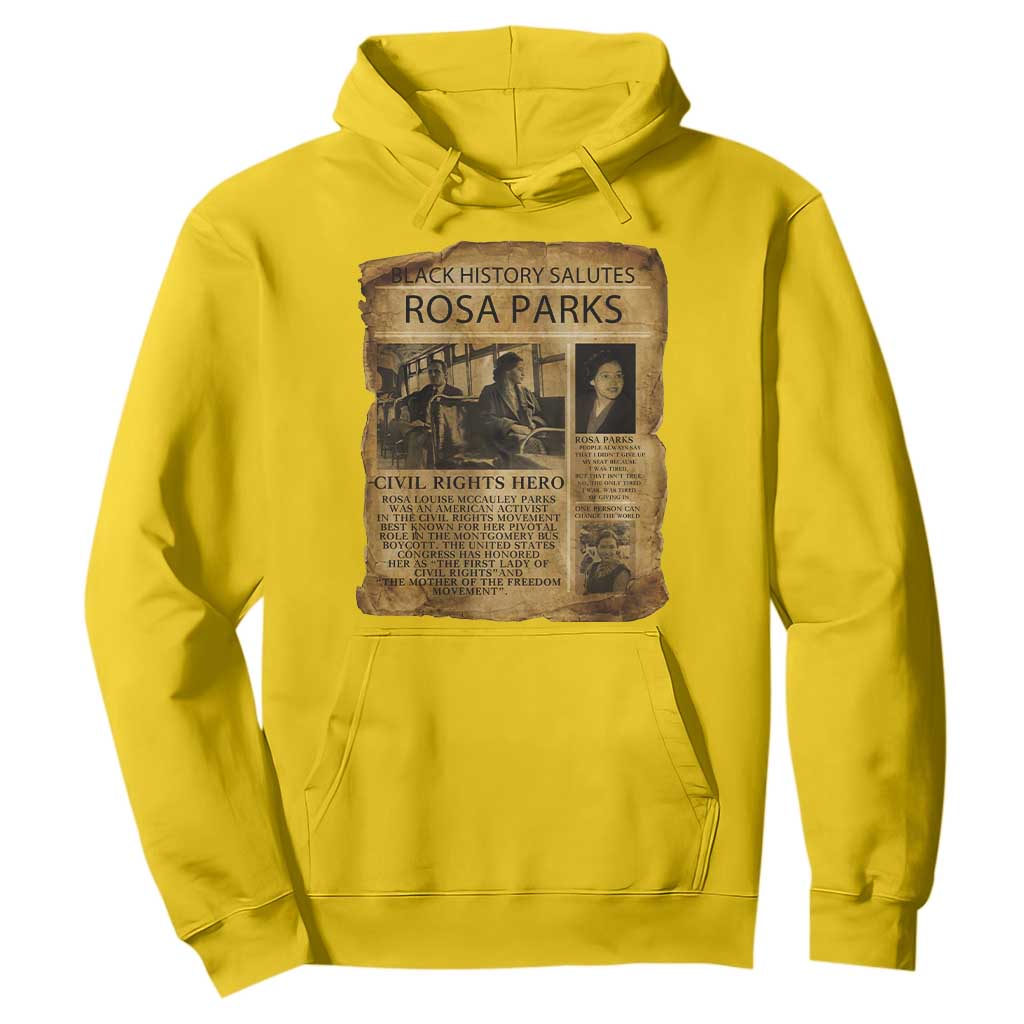 Rosa Parks Hoodie Female Empowerment History Gift