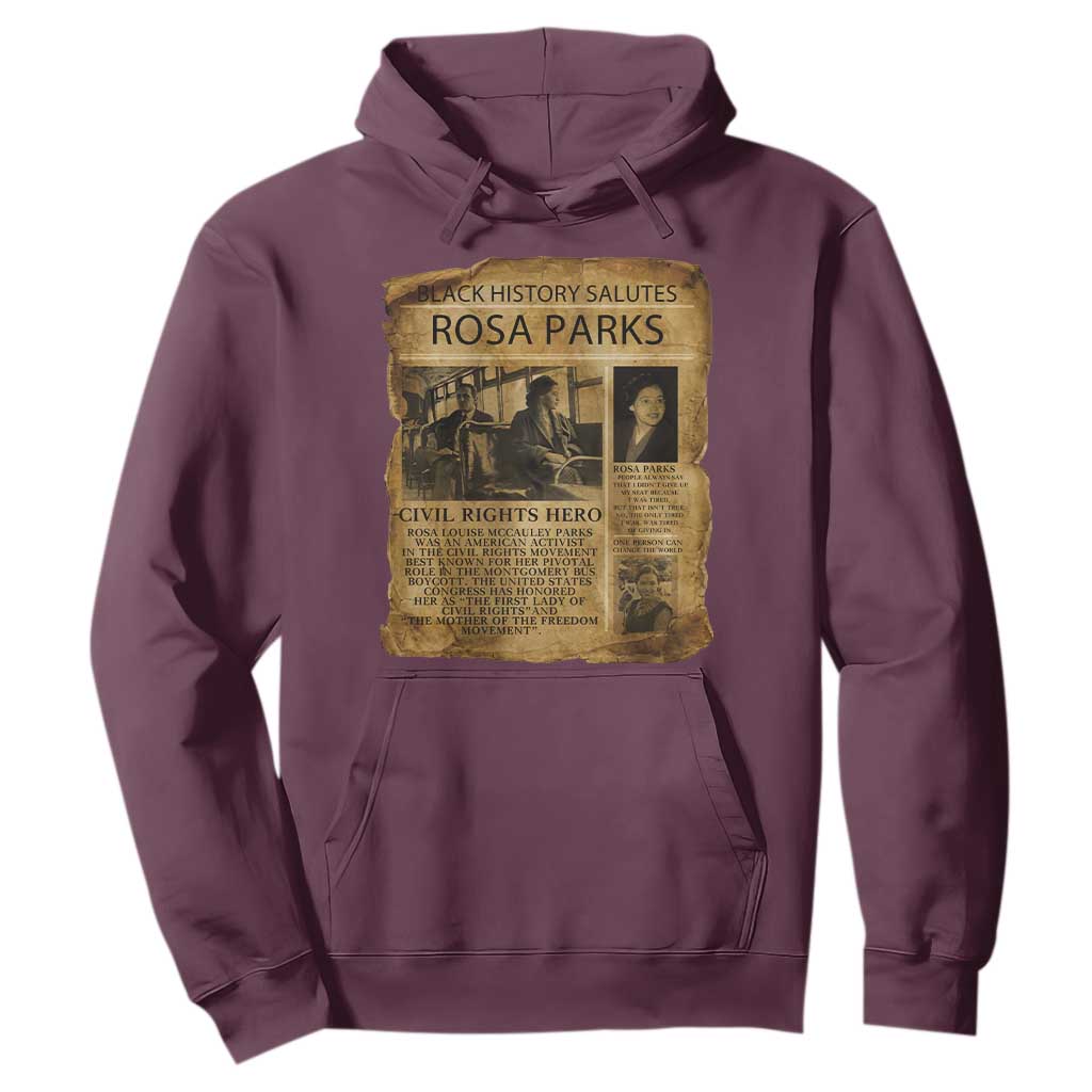 Rosa Parks Hoodie Female Empowerment History Gift