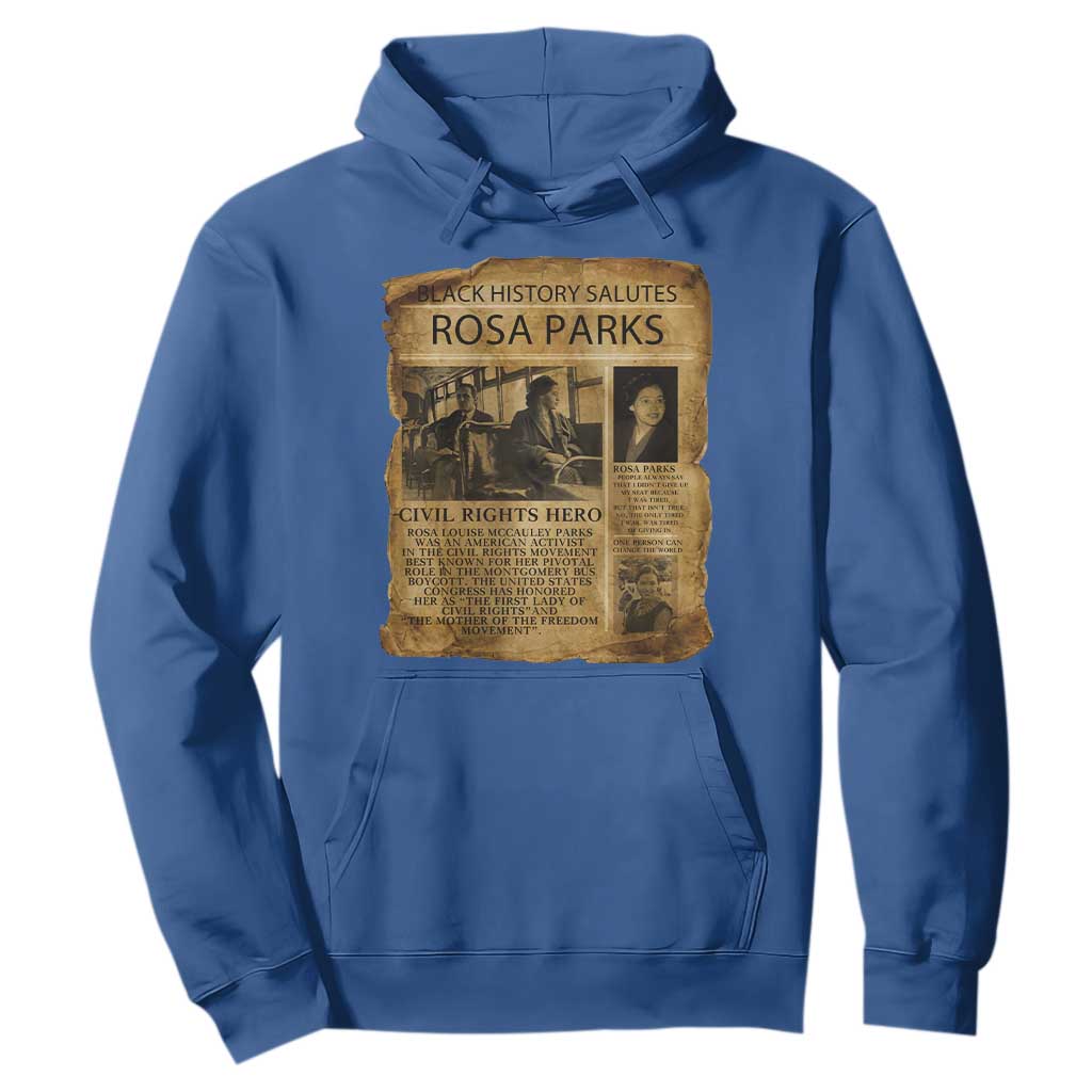 Rosa Parks Hoodie Female Empowerment History Gift