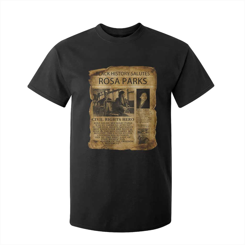 Rosa Parks T Shirt For Kid Female Empowerment History Gift