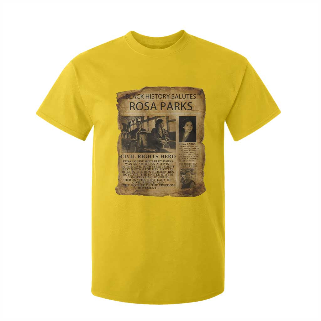 Rosa Parks T Shirt For Kid Female Empowerment History Gift