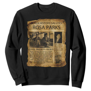 Rosa Parks Sweatshirt Female Empowerment History Gift