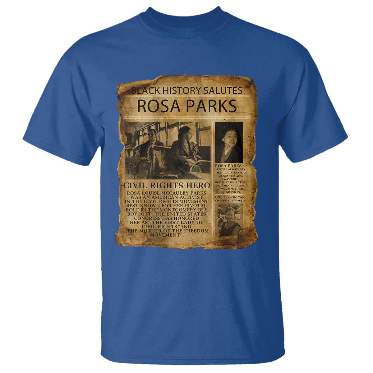 Rosa Parks T Shirt Female Empowerment History Gift