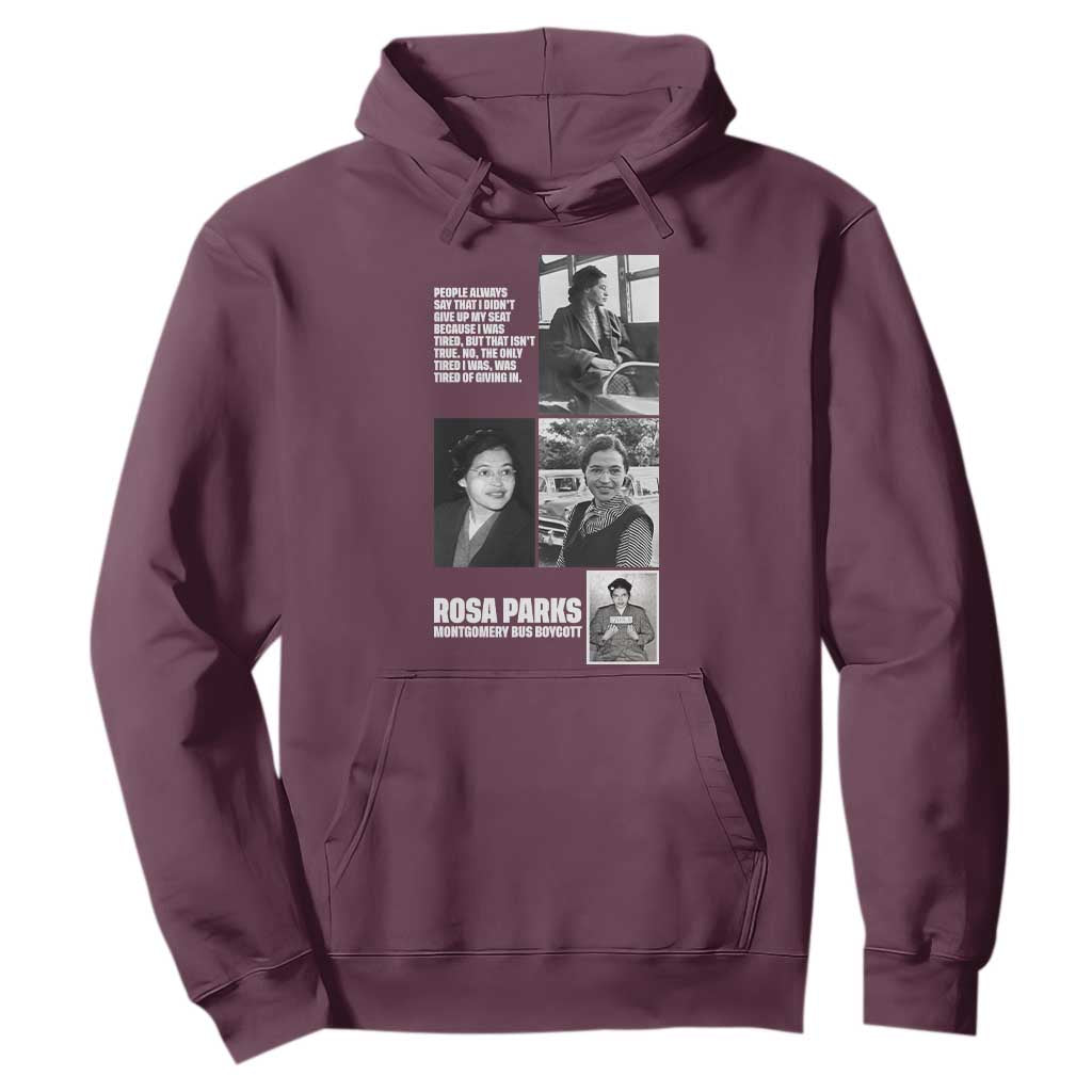 Rosa Parks Hoodie Strong Black Woman Leader