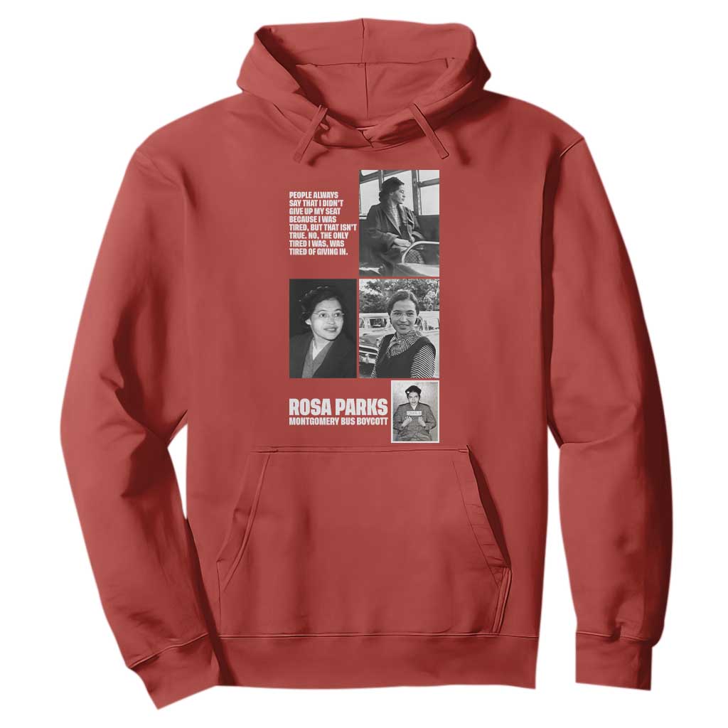 Rosa Parks Hoodie Strong Black Woman Leader