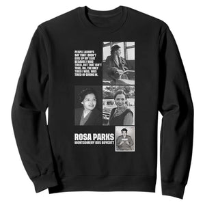 Rosa Parks Sweatshirt Strong Black Woman Leader