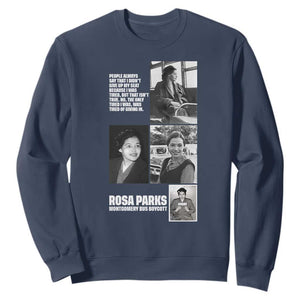 Rosa Parks Sweatshirt Strong Black Woman Leader