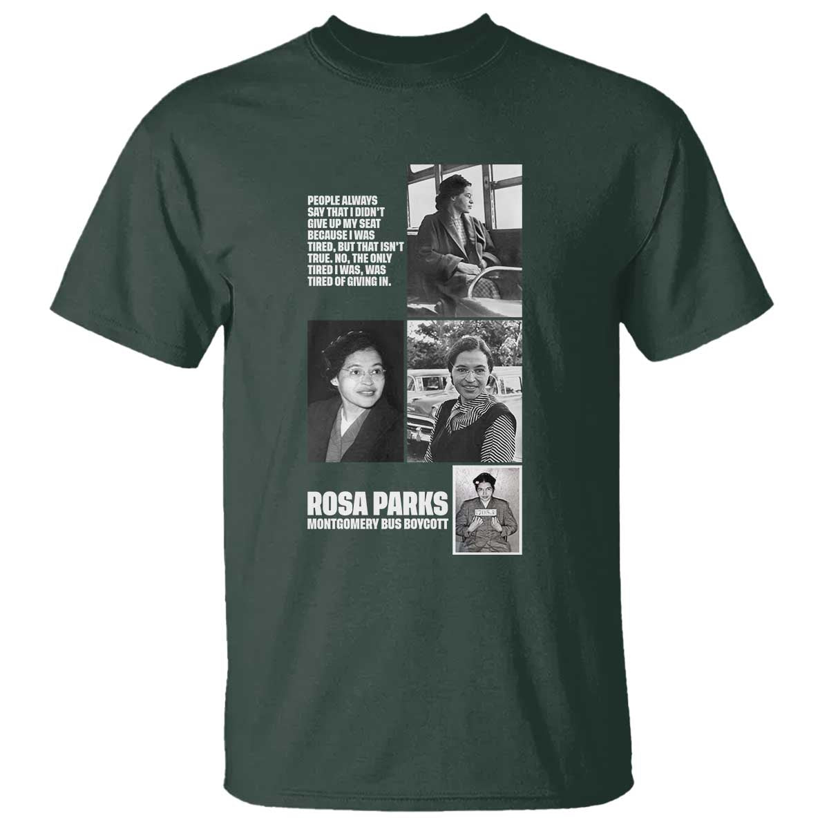 Rosa Parks T Shirt Strong Black Woman Leader
