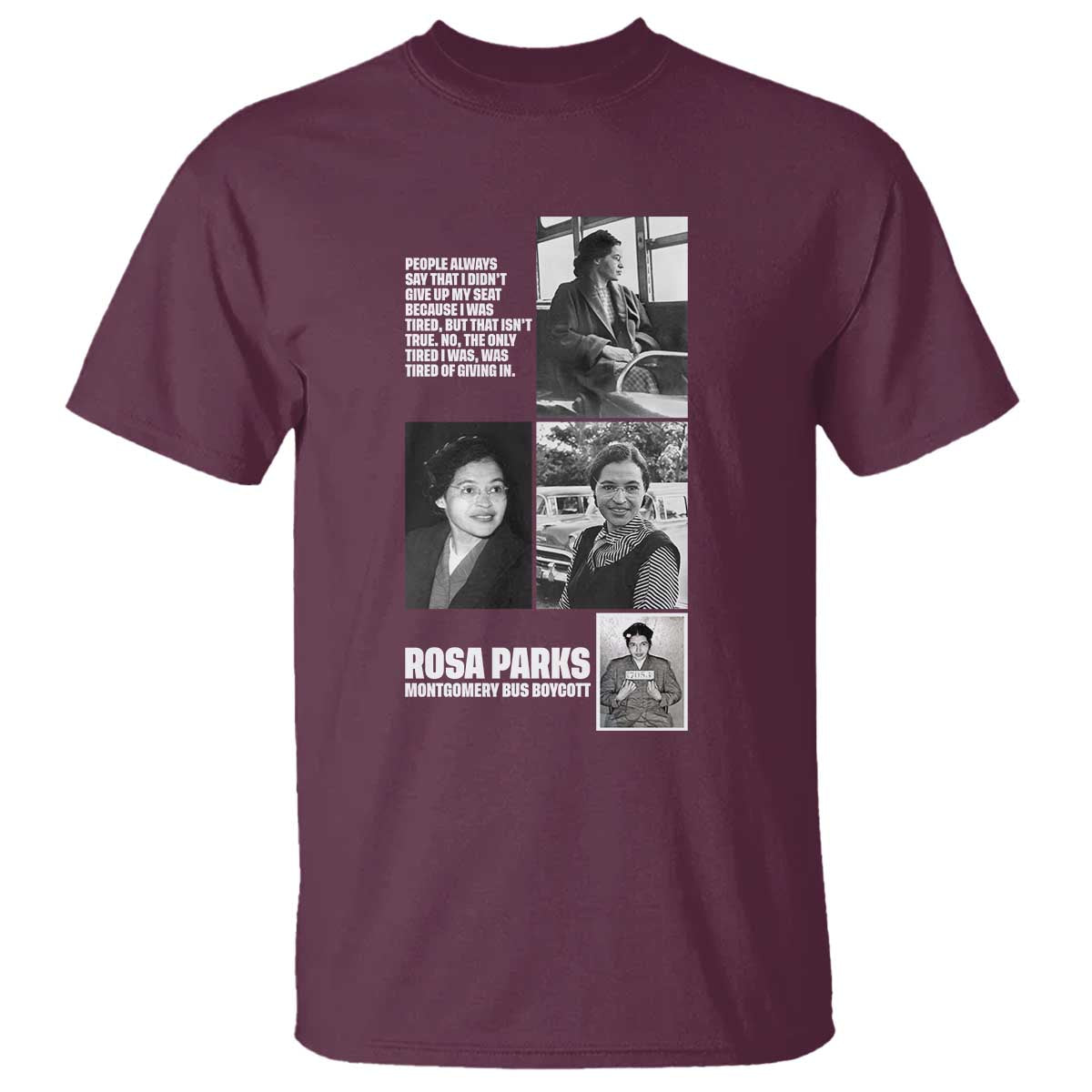 Rosa Parks T Shirt Strong Black Woman Leader