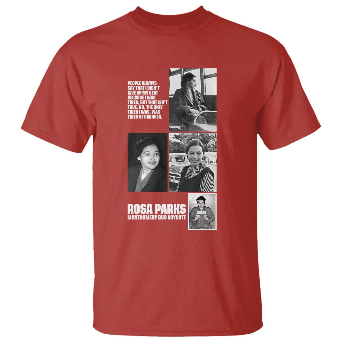 Rosa Parks T Shirt Strong Black Woman Leader