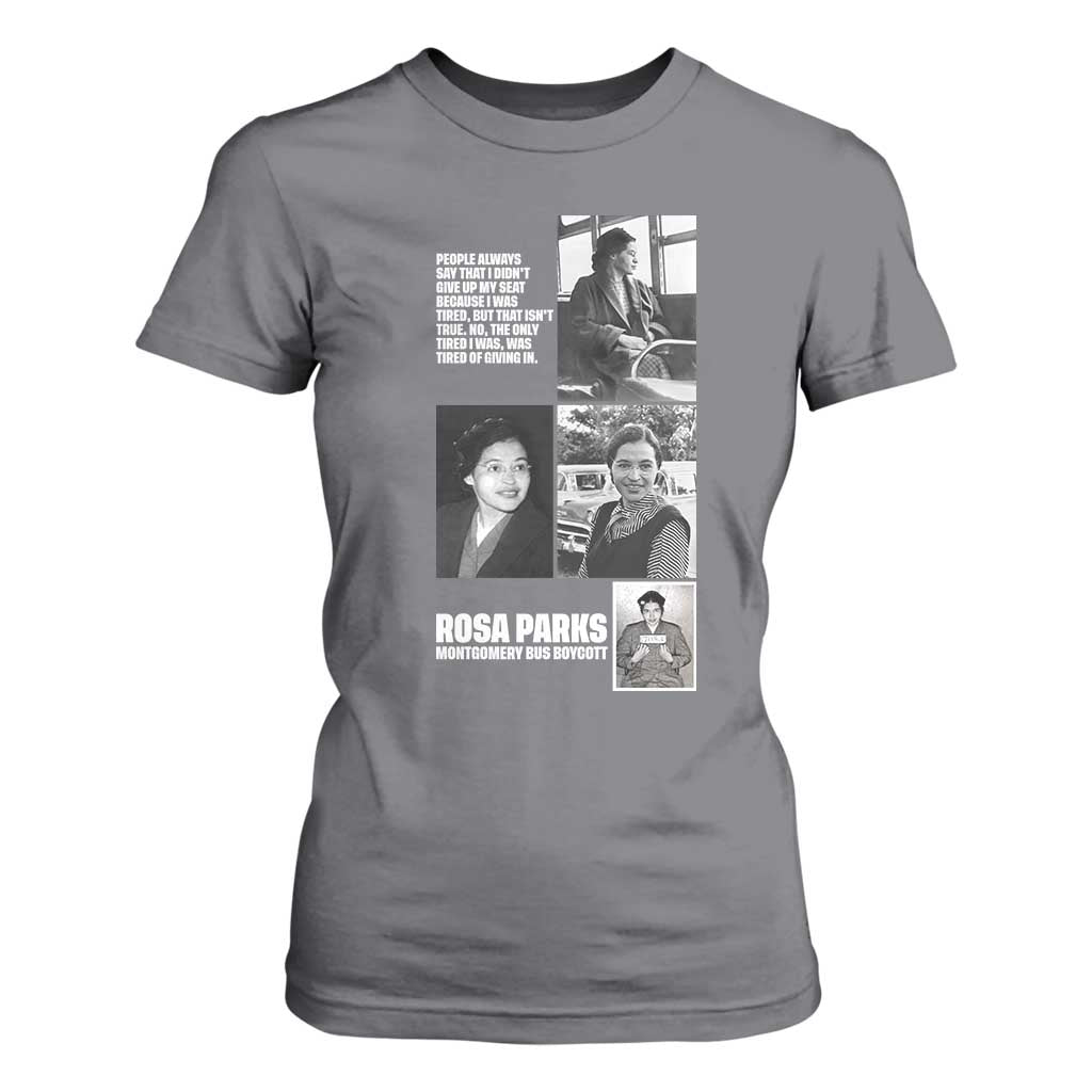 Rosa Parks T Shirt For Women Strong Black Woman Leader