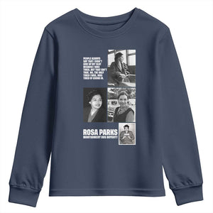 Rosa Parks Youth Sweatshirt Strong Black Woman Leader
