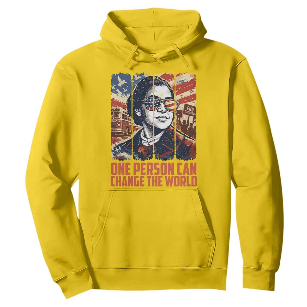 Rosa Parks Civil Rights Legacy Hoodie One Person Can Change The World