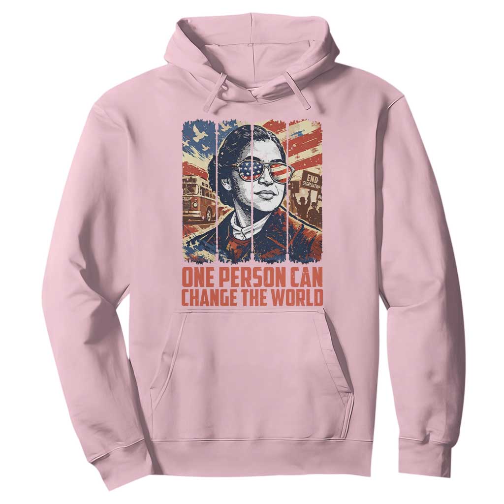 Rosa Parks Civil Rights Legacy Hoodie One Person Can Change The World