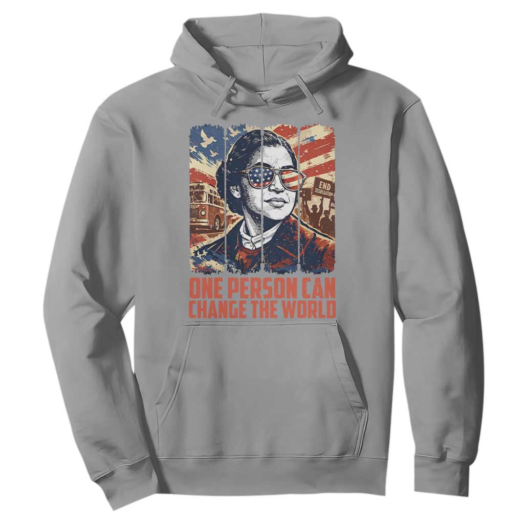 Rosa Parks Civil Rights Legacy Hoodie One Person Can Change The World