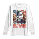 Rosa Parks Civil Rights Legacy Long Sleeve Shirt One Person Can Change The World