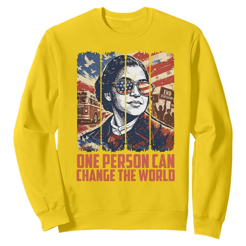 Rosa Parks Civil Rights Legacy Sweatshirt One Person Can Change The World