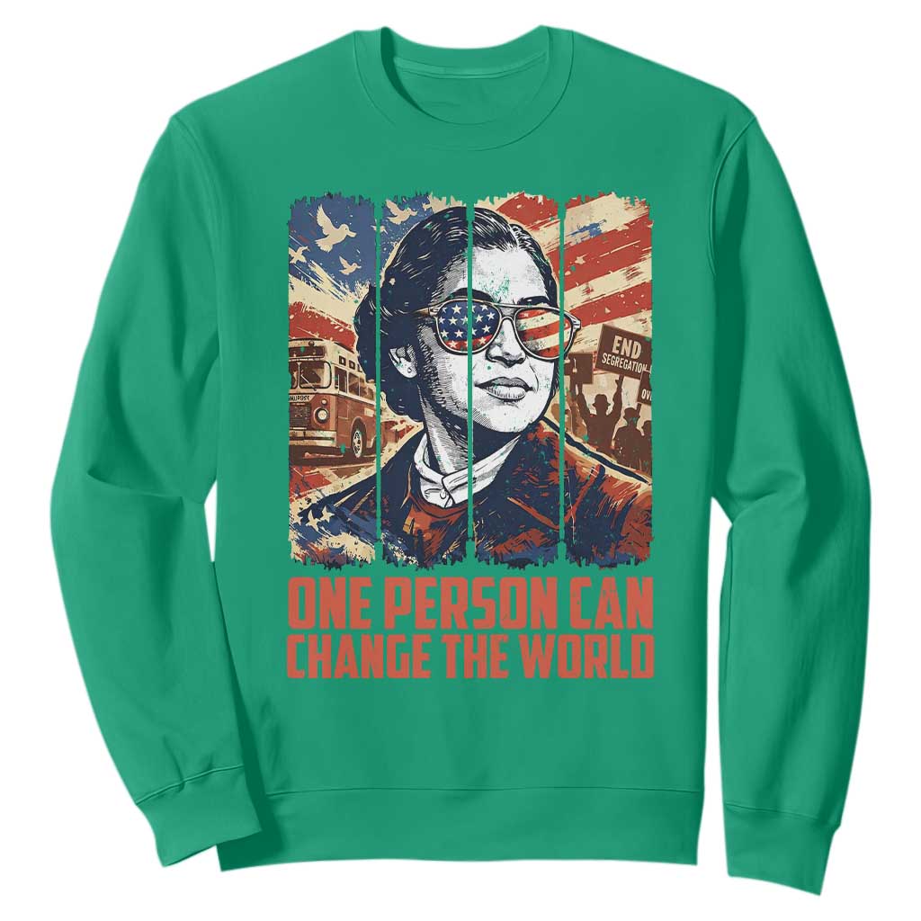 Rosa Parks Civil Rights Legacy Sweatshirt One Person Can Change The World
