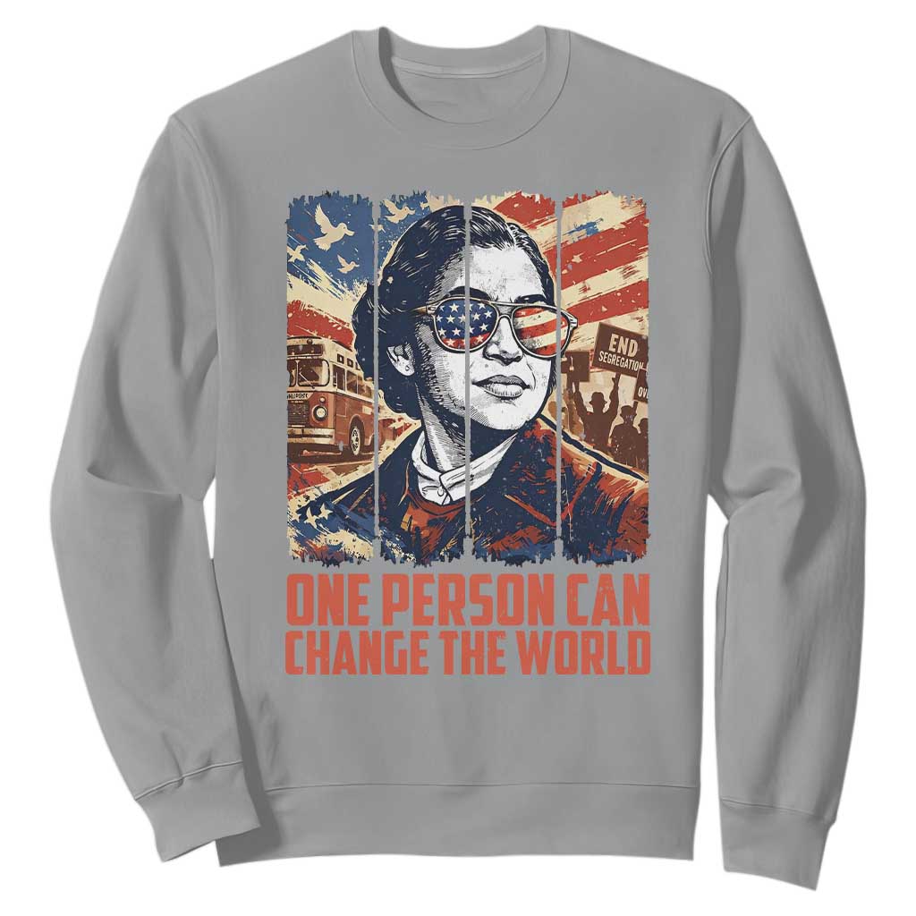 Rosa Parks Civil Rights Legacy Sweatshirt One Person Can Change The World