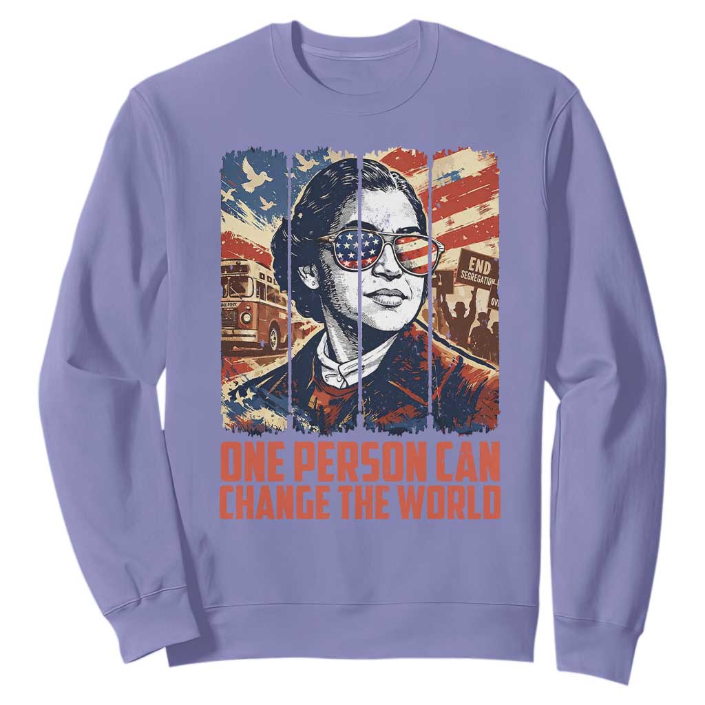 Rosa Parks Civil Rights Legacy Sweatshirt One Person Can Change The World