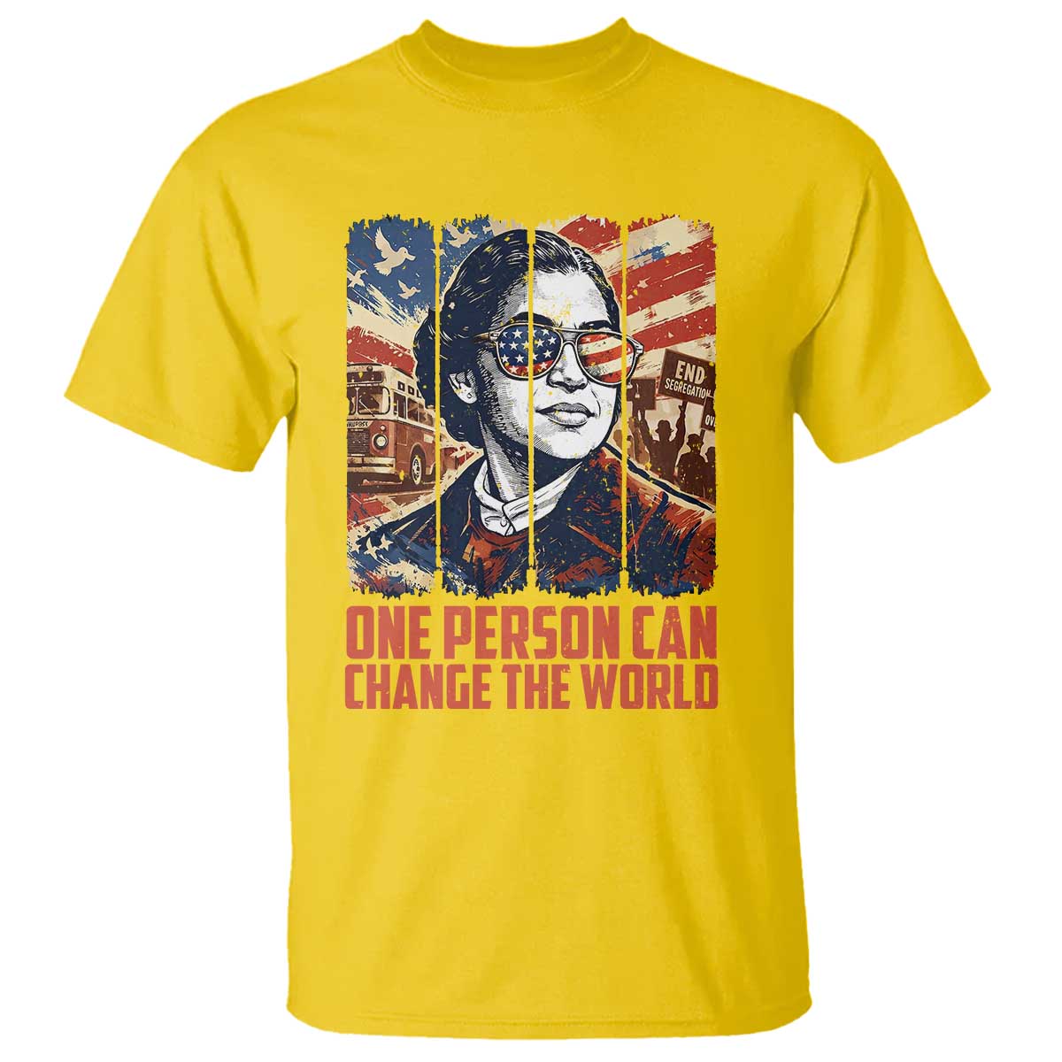 Rosa Parks Civil Rights Legacy T Shirt One Person Can Change The World