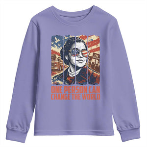 Rosa Parks Civil Rights Legacy Youth Sweatshirt One Person Can Change The World