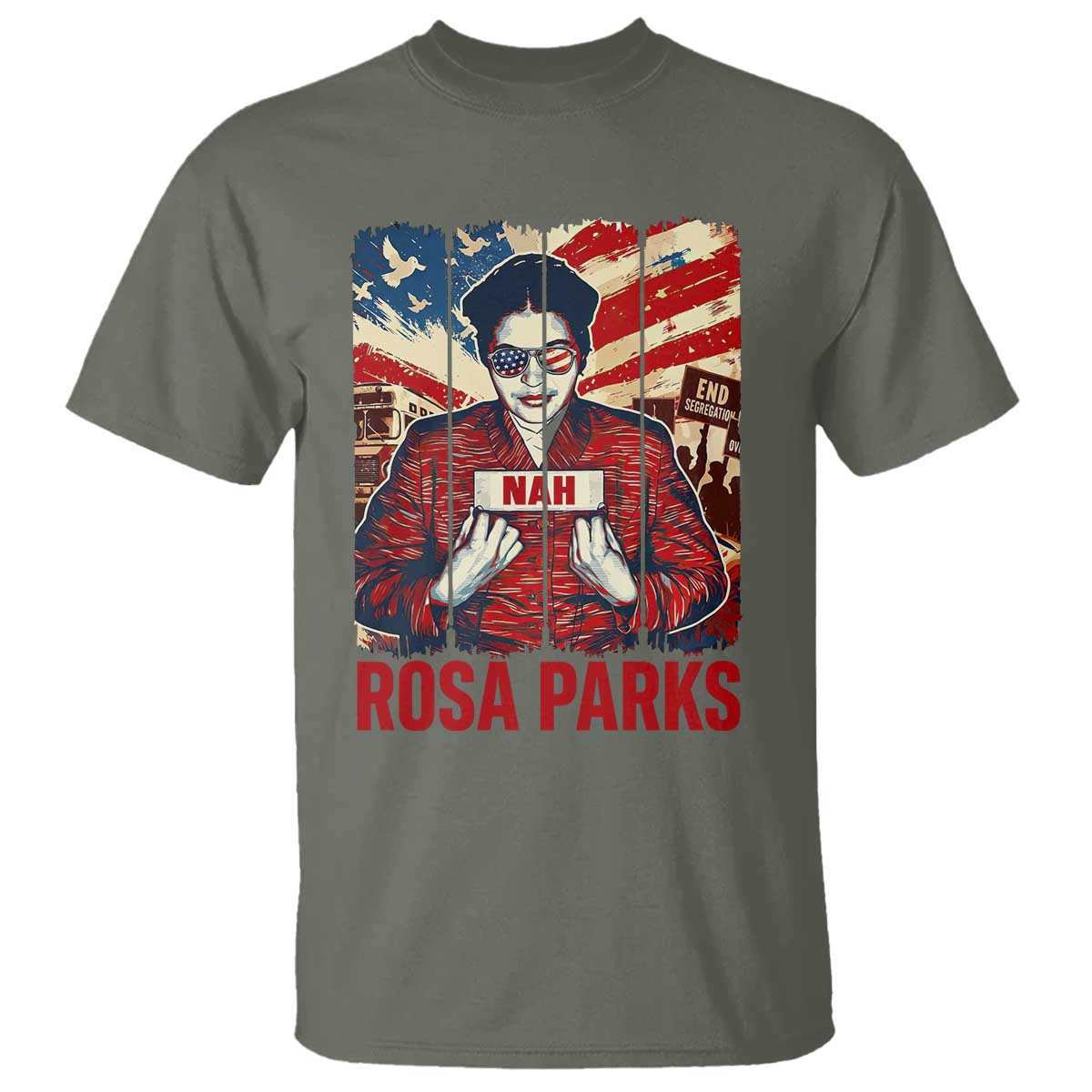 Nah Rosa Parks T Shirt Black History Month Gift