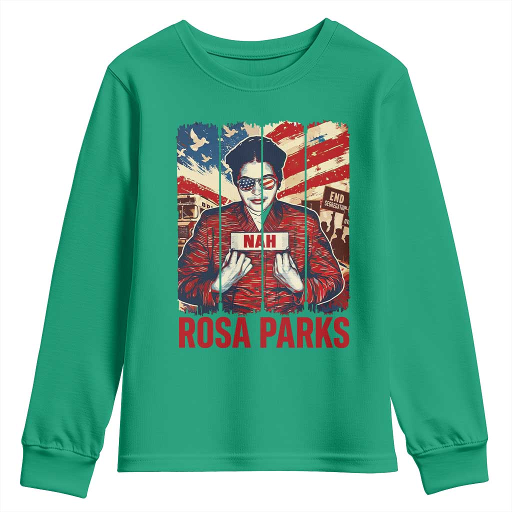 Nah Rosa Parks Youth Sweatshirt Black History Month Gift