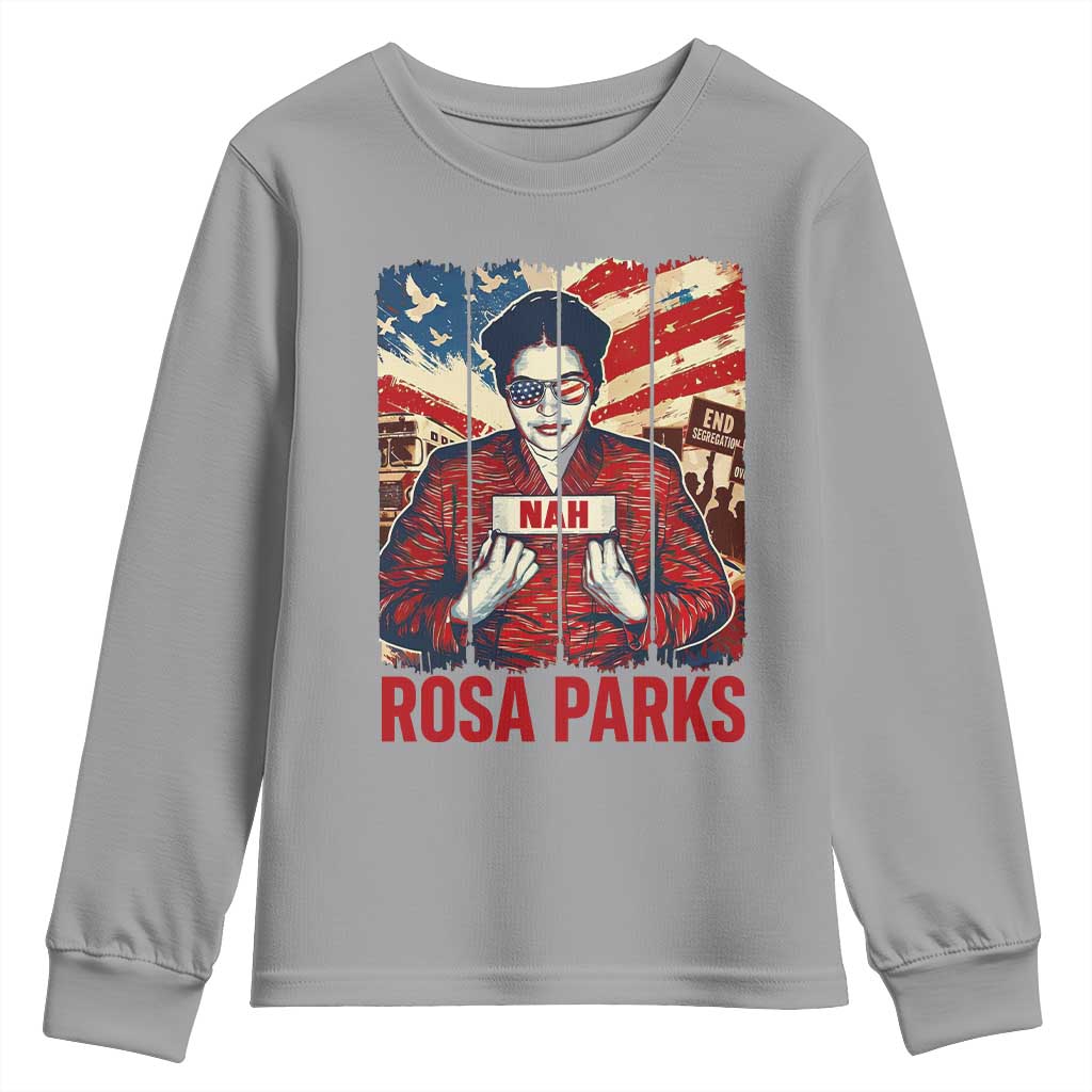 Nah Rosa Parks Youth Sweatshirt Black History Month Gift