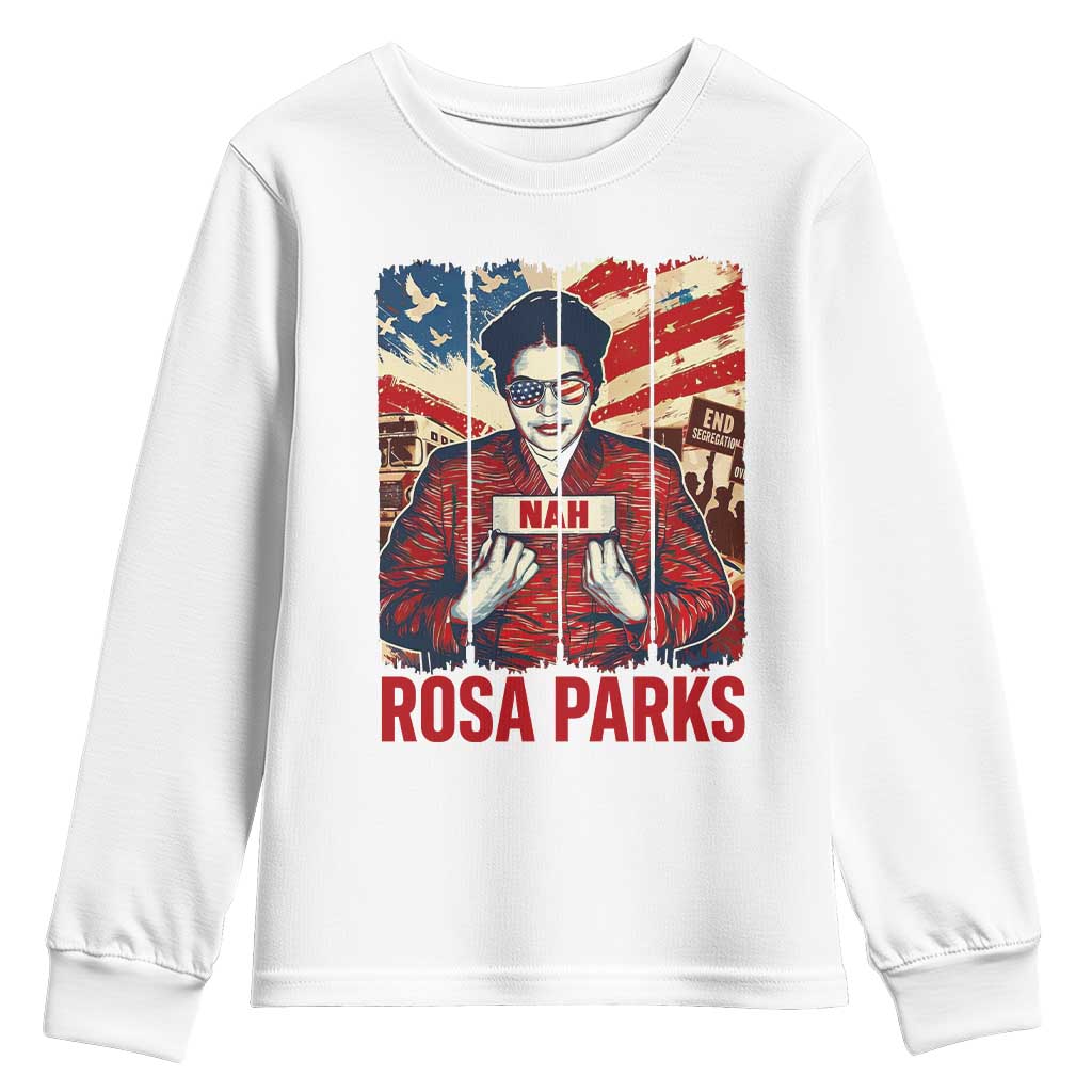 Nah Rosa Parks Youth Sweatshirt Black History Month Gift