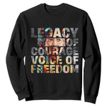 Rosa Parks Sweatshirt Legacy Of Courage Voice Of Freedom
