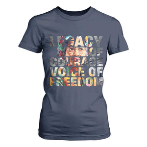 Rosa Parks T Shirt For Women Legacy Of Courage Voice Of Freedom