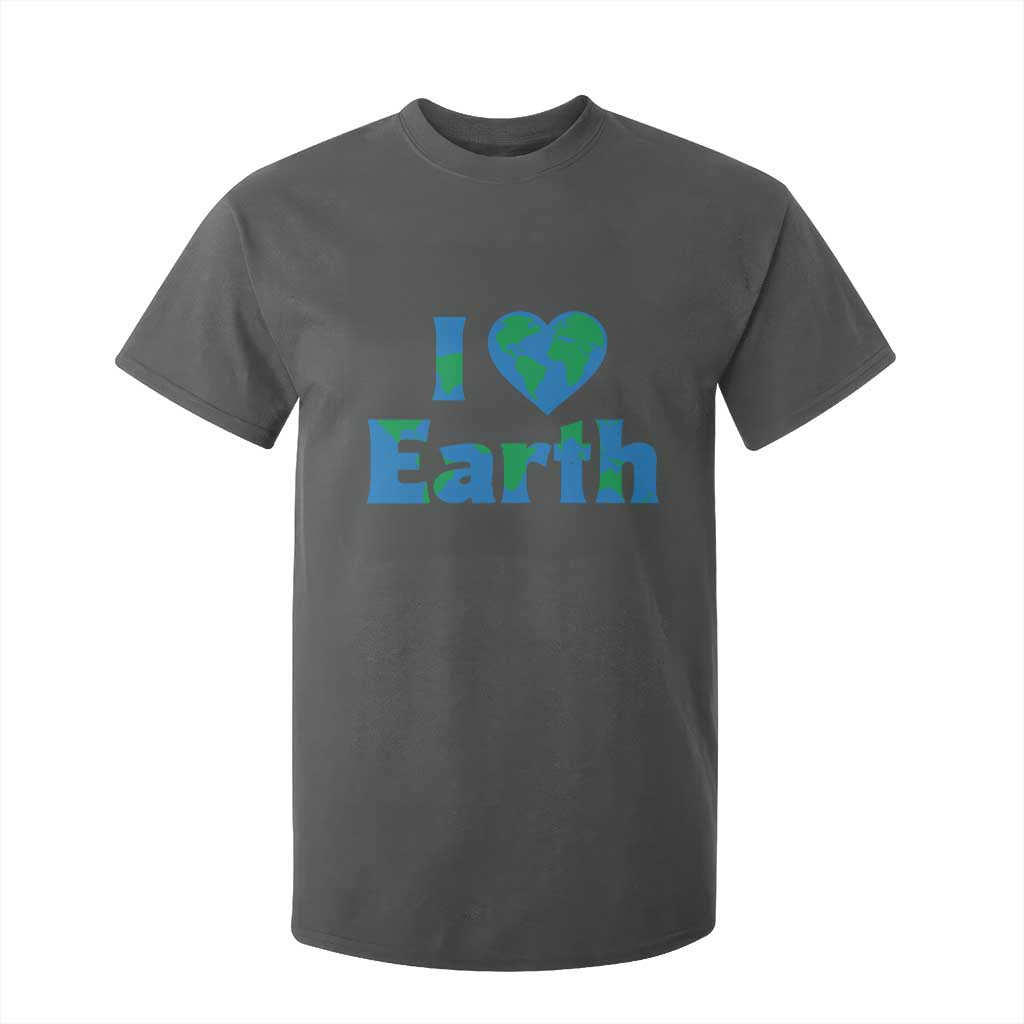 Earth Day Environmental Activism T Shirt For Kid I Love Earth