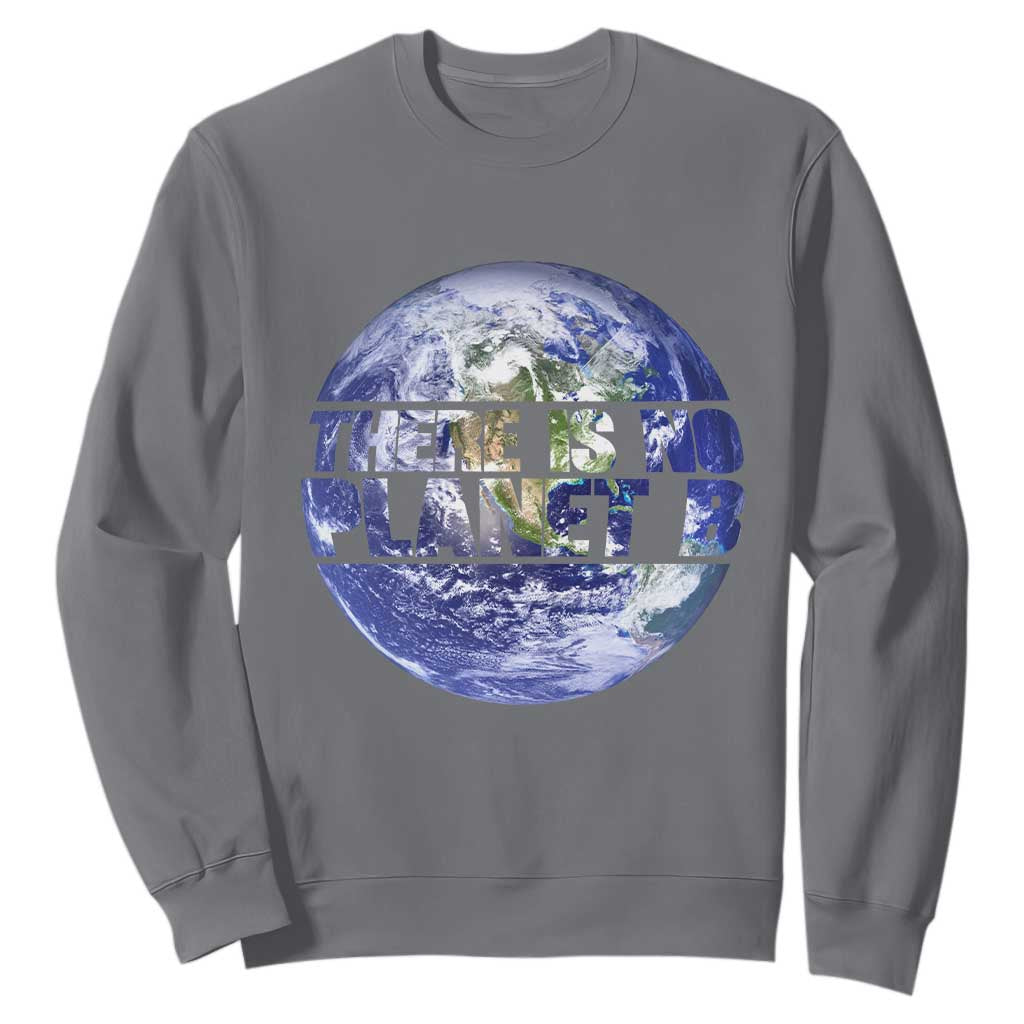 There Is No Planet B Sweatshirt Earth Day Environmental Awareness Gift